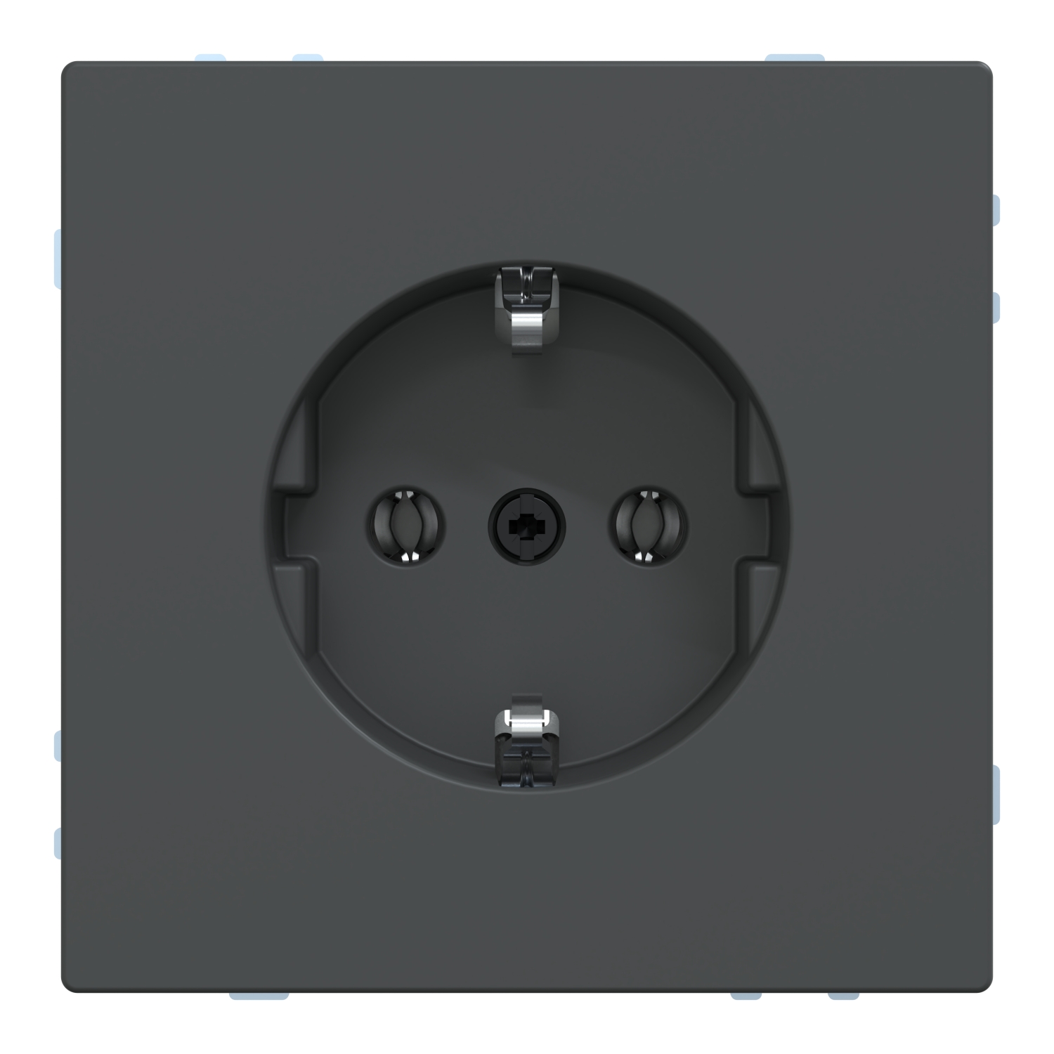 Merten System Design როზეტი დამიწებით, ანტრაციტი — როზეტები და ჩამრთველები